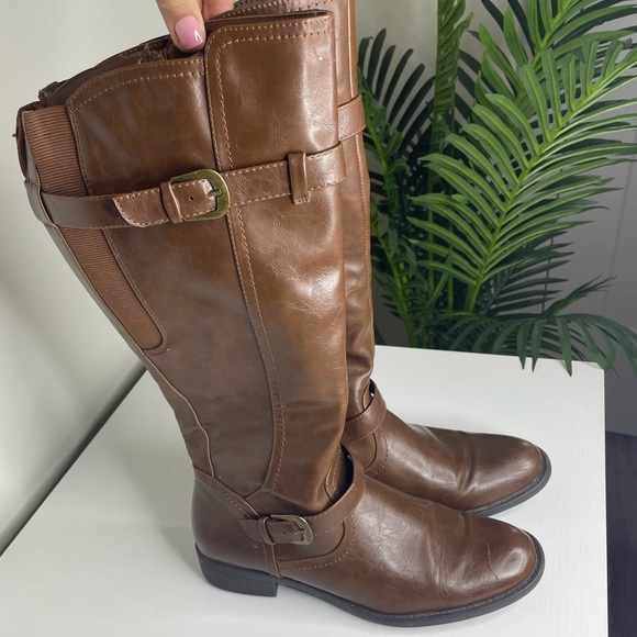 wear ever Shoes Brown Riding Boots Poshmark